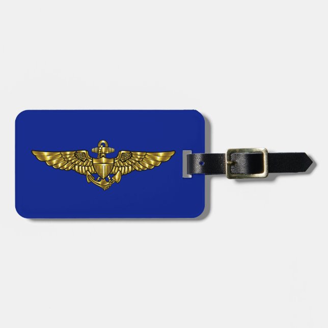 Marineflieger-Abzeichen Gepäckanhänger (Vorderseite horizontal)