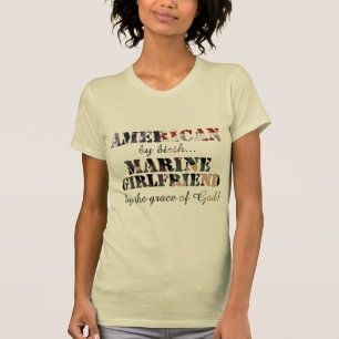 Marinefreundin-Gnade Gottes T-Shirt