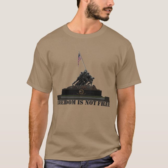 Marineinfanteriekorps-Kriegs-Denkmal-T-Shirt T-Shirt (Vorderseite)