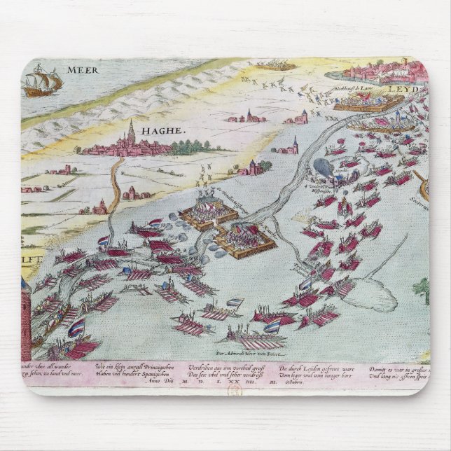 Marinekampf vor der Küste von Den Haag Mousepad (Vorne)