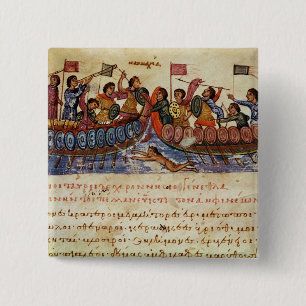 Marinekampf zwischen zwei Schiffen Button