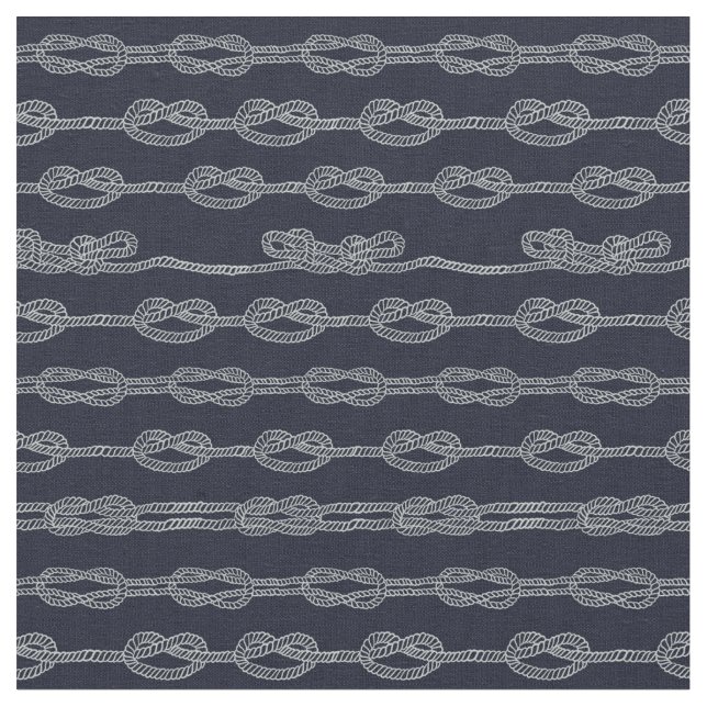 Marineknoten-Muster Stoff (Nahaufnahme)