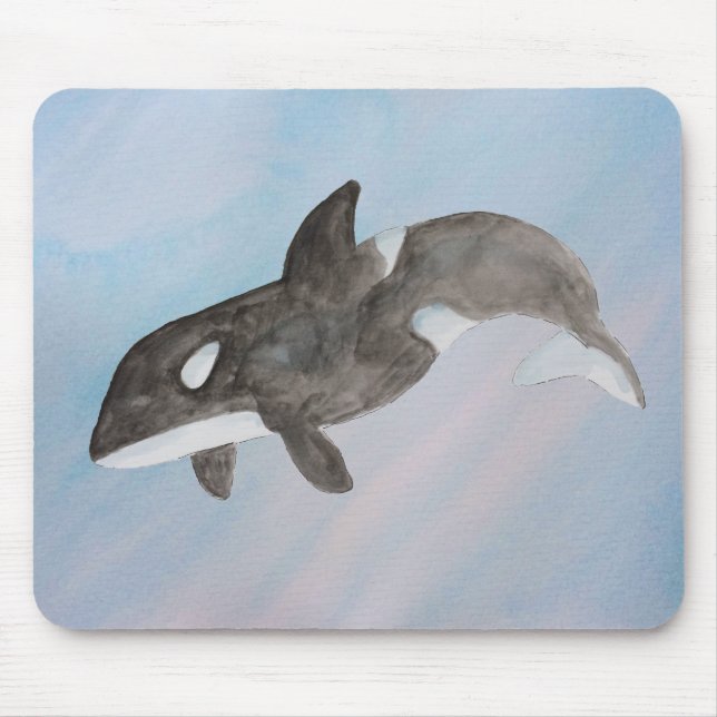 Marinemamelle Killer Whale Orca Mousepad (Vorne)