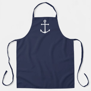 Marinemeeresblauer Anker Schürze