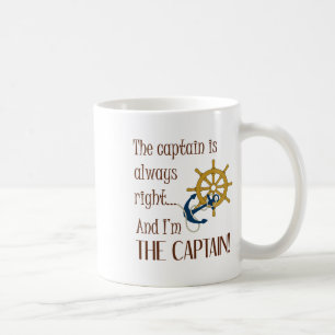 Mariner-Regel - Der Kapitän hat immer recht - Boat Kaffeetasse