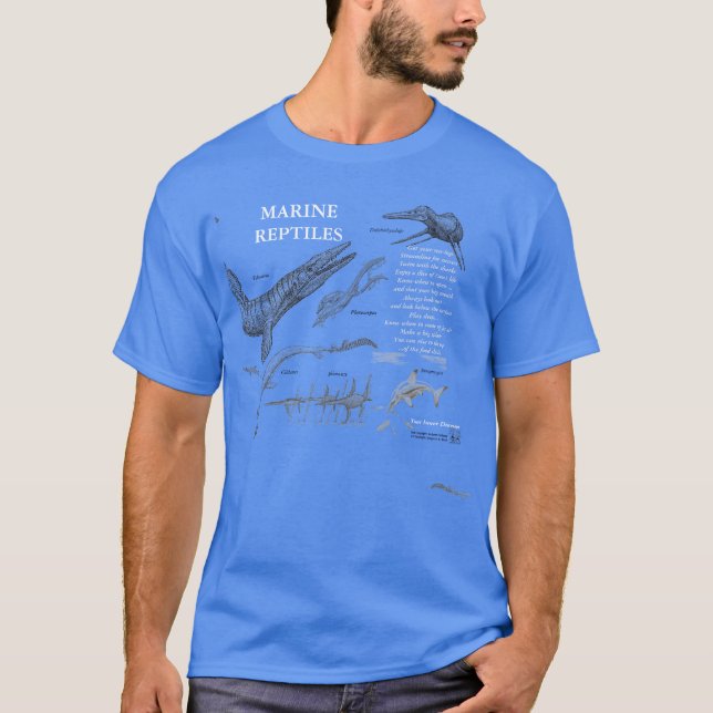Marinereptilien Ihr inneres Dinosaurier-Shirt G T-Shirt (Vorderseite)