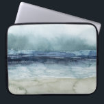 Mariner's Mist - Shoreline Laptopschutzhülle<br><div class="desc">Mariner's Mist I von Grace Popp. Die Uferlinie mit farbenfrohen Blautönen und Tönen und einem zarten Himmel.</div>
