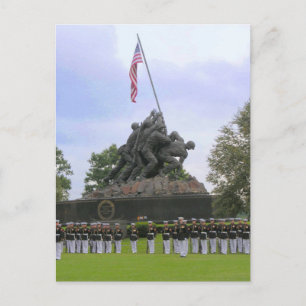 Marines at Iwo Jima Statue Postcard Postkarte