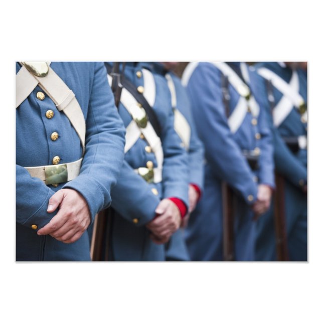 Marines aus der Zivilen US-Kriegszeit, militärisch Fotodruck (Vorne)