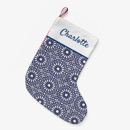 Marines Blue White Hamptons See Haus Marokkanische Kleiner Weihnachtsstrumpf