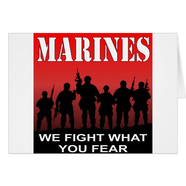 Marines, die wir bekämpfen, was Sie fürchten (Vorderseite (Horizontal))