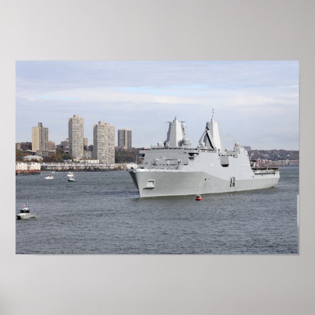 Marines und Segler ziehen die Schienen ab Poster (Vorne)