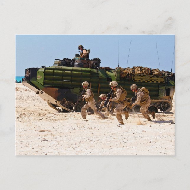 Marines von India Company Bright Star 2009 Postkarte (Vorderseite)