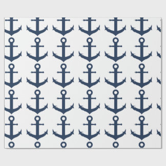 Marineschiff Anker Schifffahrt Geschenkpapier