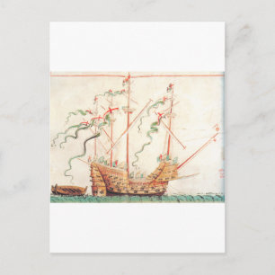 Marineschiff Postkarte