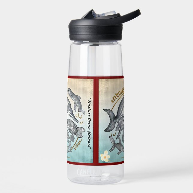 "Marineschlachten in Gefahr" Trinkflasche (Links)