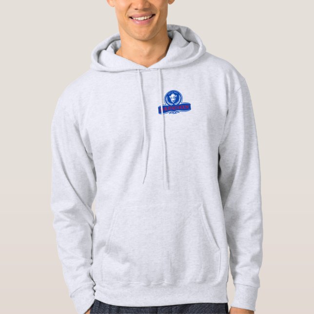Marineschuhe mit DB Buffalo House Logo Hoodie (Vorderseite)