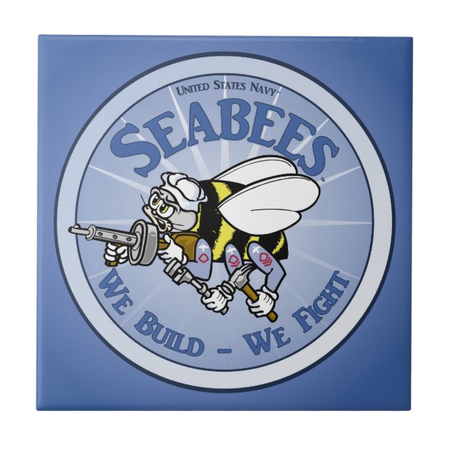 MarineSeabees Fliese (Vorderseite)