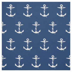Marinesoldat des Anker-Marine-Blau-Weiß-  Stoff