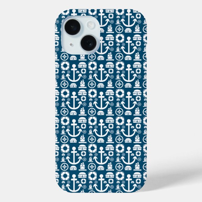 Marinesoldat Element Meer Muster Case-Mate iPhone Hülle (Rückseite)