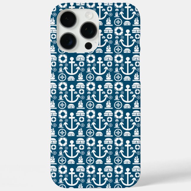 Marinesoldat Element Meer Muster Case-Mate iPhone Hülle (Rückseite)