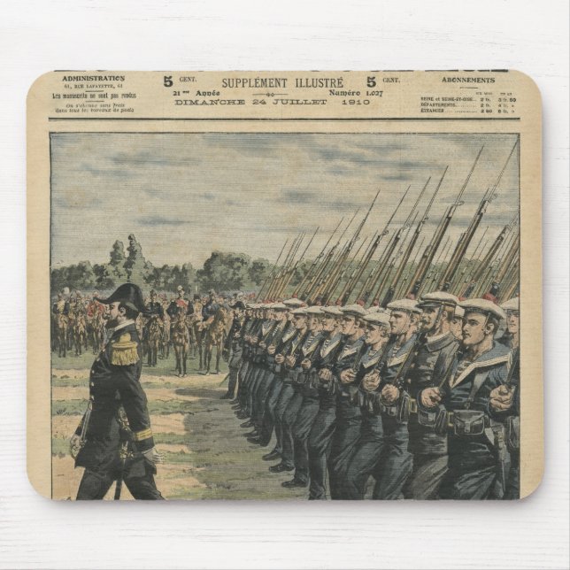 Marinesoldaten auf Parade am Bericht vom 14. Mousepad (Vorne)