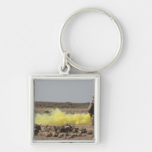 Marinesoldaten stellen Sicherheit zur Verfügung Schlüsselanhänger