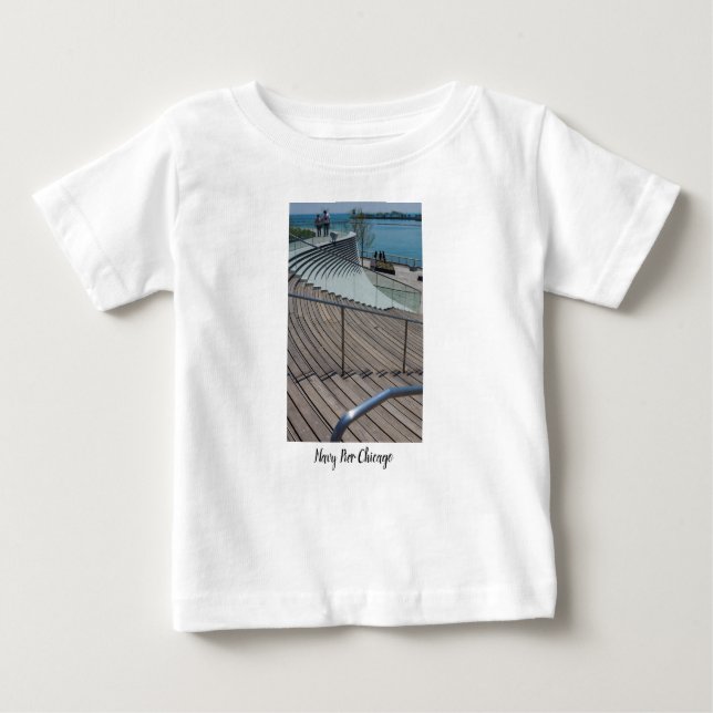 Marinestrips Baby T-shirt (Vorderseite)