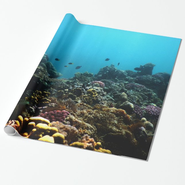 Marineumwelt im Pazifik Geschenkpapier (Ungerollt)