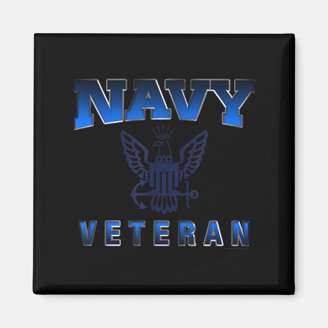 Marineveteran USN Magnet (Vorne)