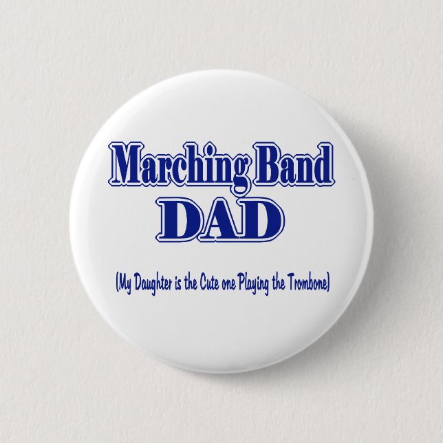Marinieren von Band-Vater/Trombone Button (Vorderseite)