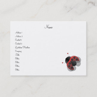 Marinkäfer Visitenkarte