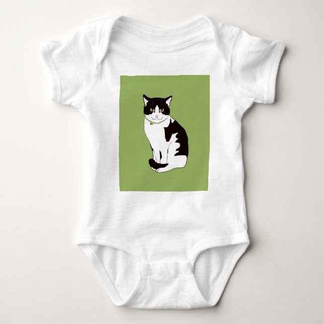 Mario da Cat Baby Strampler (Vorderseite)