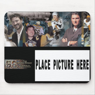 Mario-Mosaik-Mausunterlage mit einzelnem Foto Mousepad