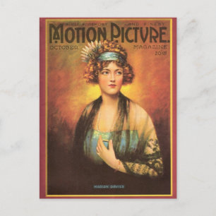 Marion Davies vintage Porträt von 1919 Postkarte