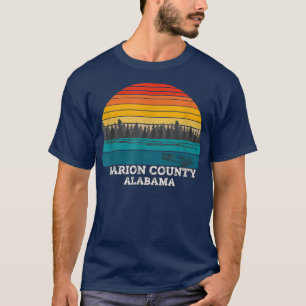 Marion Landkreis Alabama Retro Vintag 635  T-Shirt