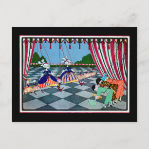 Marionette Curtsy ~ Postkarte / Einladungen