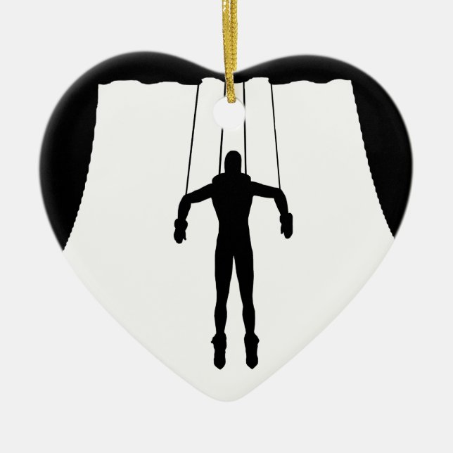 Marionette Puppet Keramikornament (Vorne)