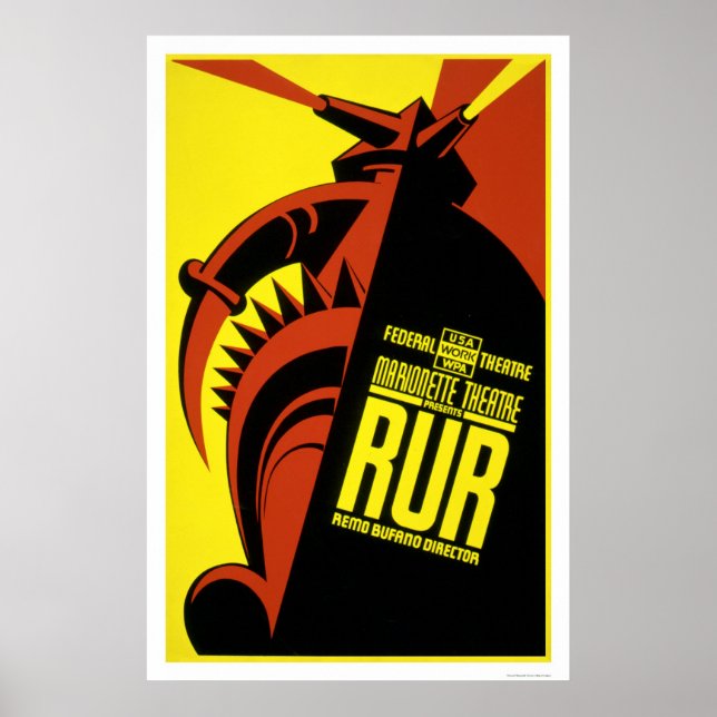 Marionette Theater 1938 WPA Poster (Vorne)