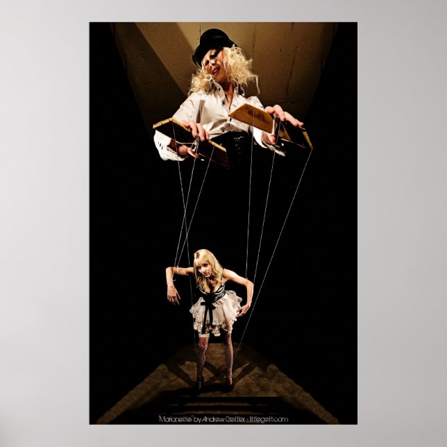 "Marionette" von Andrew Gettler Poster (Vorne)