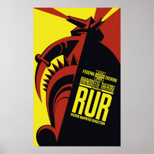 Marionetten-Theater-Plakat Poster