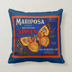 Mariposa Äpfel Kissen