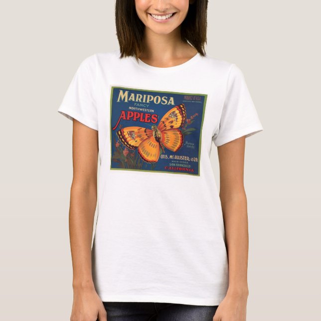Mariposa Äpfel T-Shirt (Vorderseite)