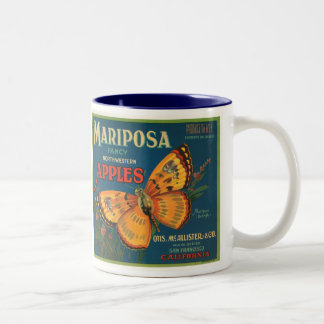 Mariposa Äpfel Zweifarbige Tasse