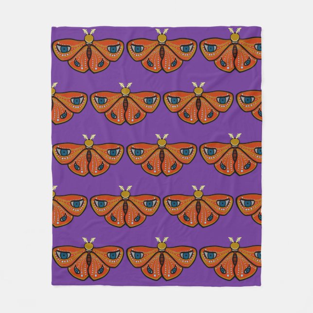 Mariposa Mística con Ojos Fleecedecke (Vorderseite)
