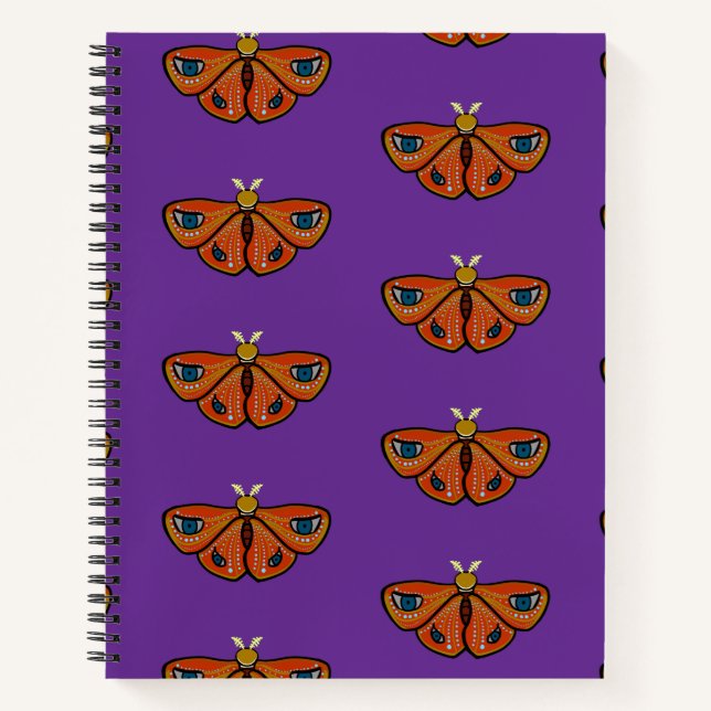 Mariposa Mística con Ojos Notizbuch (Vorderseite)