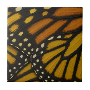 Mariposa Orange Yellow Monarch Butterfly Wing Fliese