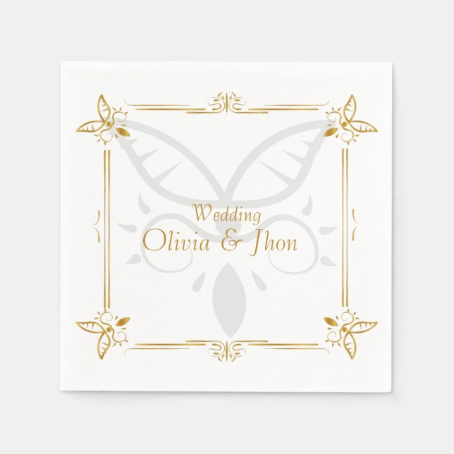 Mariposas de Amor Serviette (Vorderseite)