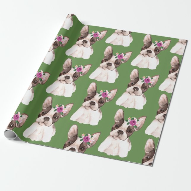 Marisol, das französische Bulldog-Wrapping-Papier Geschenkpapier (Ungerollt)