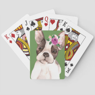 Marisol, die französischen Bulldog-Spielkarten Spielkarten